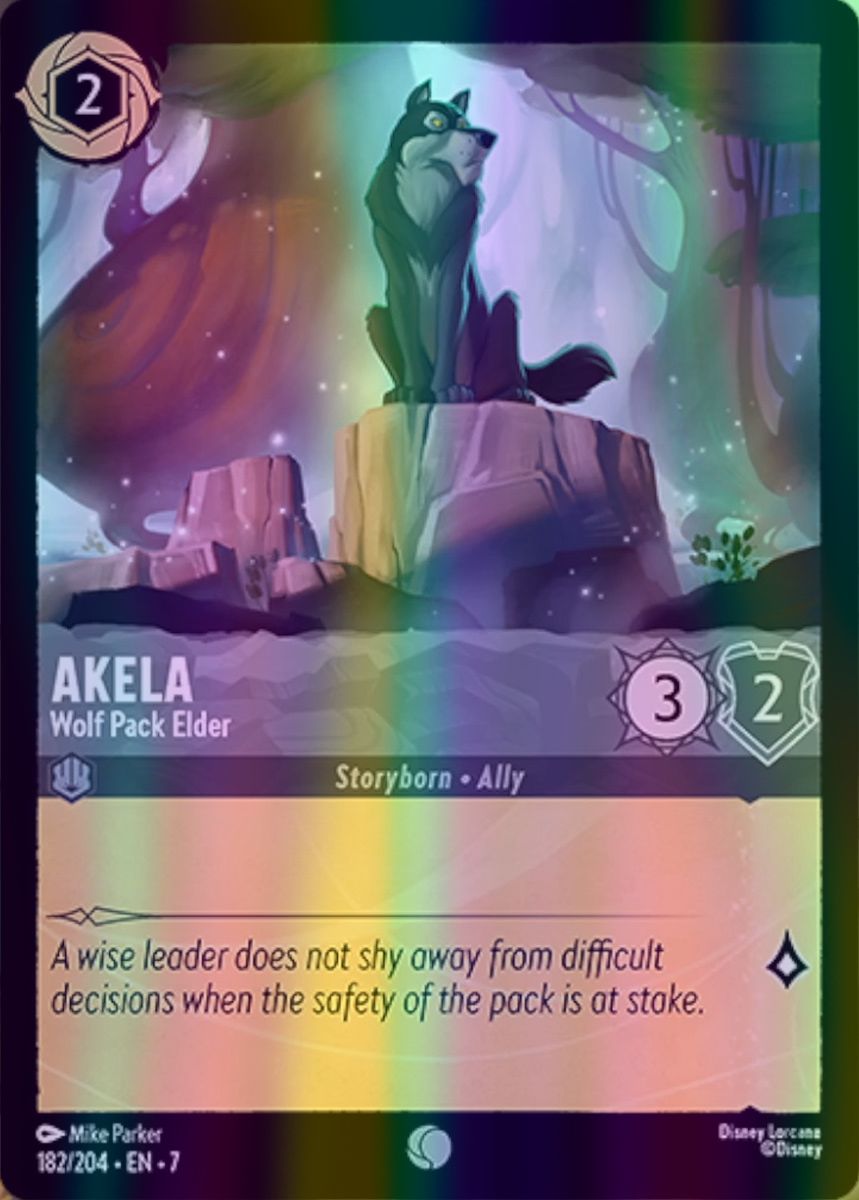 Akela - Wolf Pack Elder (Archazia's Island - 182/204) Common