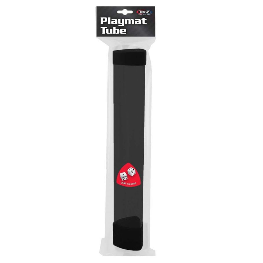 BCW: Playmat Tube w/Dice Storage Cap - Smoke