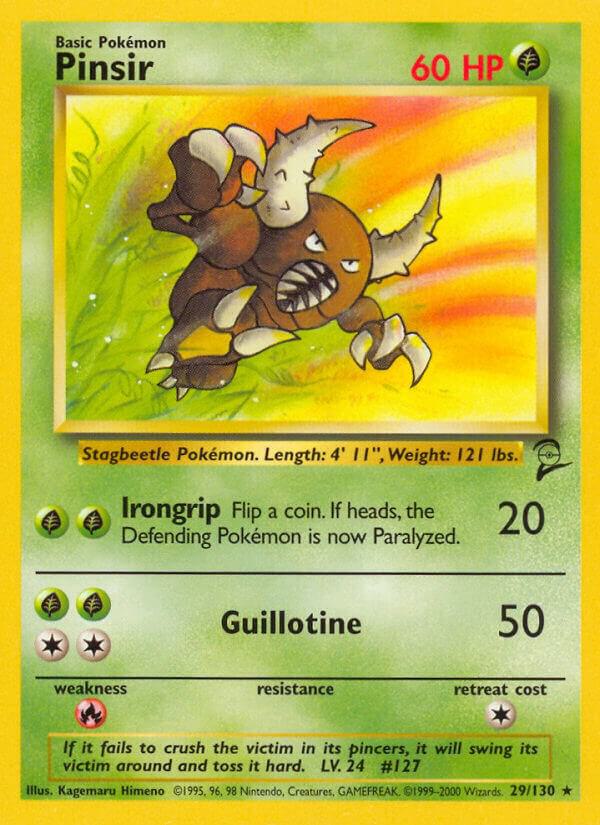 Pinsir - 029/130 (BS2) Rare - Moderately Played