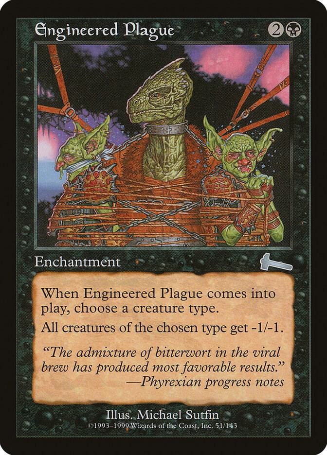 Engineered Plague (ULG-U) Moderately Played