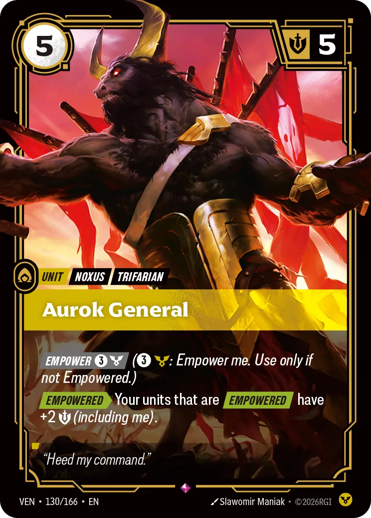 Aurok General - 130/166 (VEN) Rare