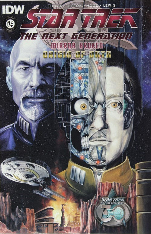 STAR TREK: THE NEXT GENERATION - MIRROR BROKEN: ORIGIN OF DATA (2017) #1 (9.4) LootCrate Exclusive (Sealed)