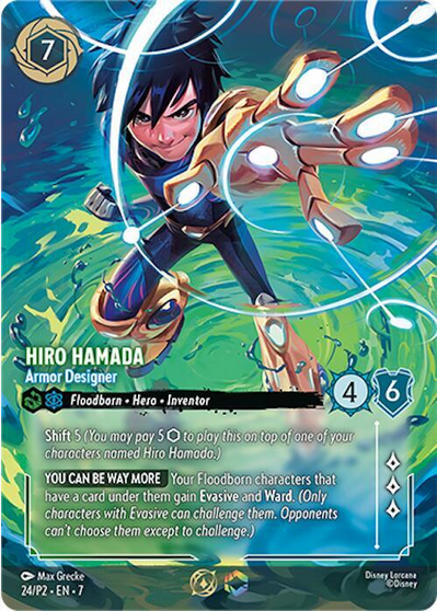 Hiro Hamada - Armor Designer (Disney Lorcana Promo Cards 24B/P2) Store Championship Promo - Near Mint Holofoil