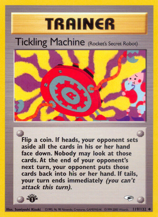 Tickling Machine - 119/132 (G1) Uncommon - Near Mint 1st Edition