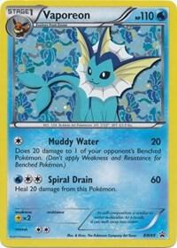 Vaporeon - BW89 (PR) Promo - Light Play Holofoil
