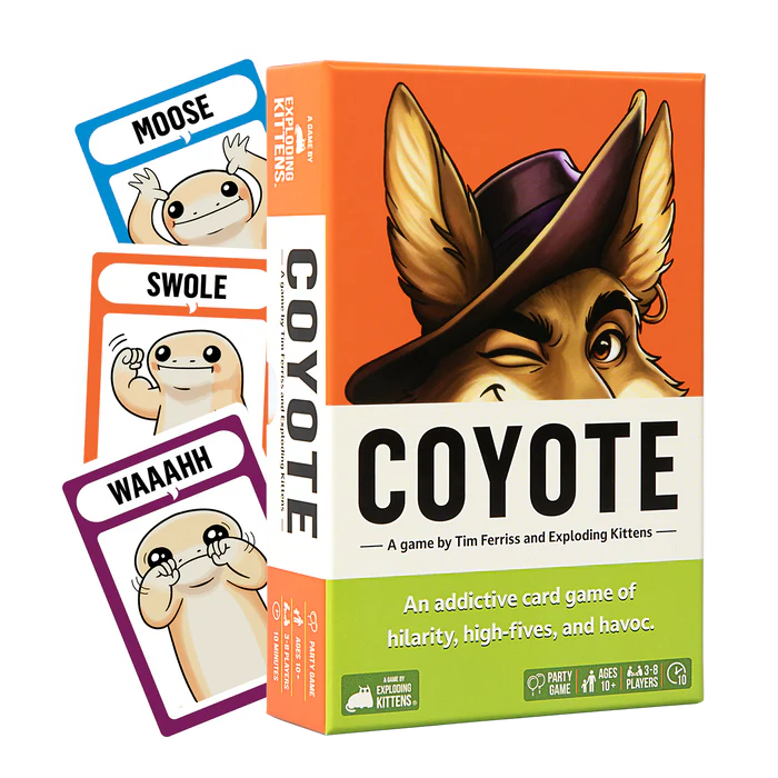 Coyote - An addictive card game of hilarity , high-fives, and havoc.