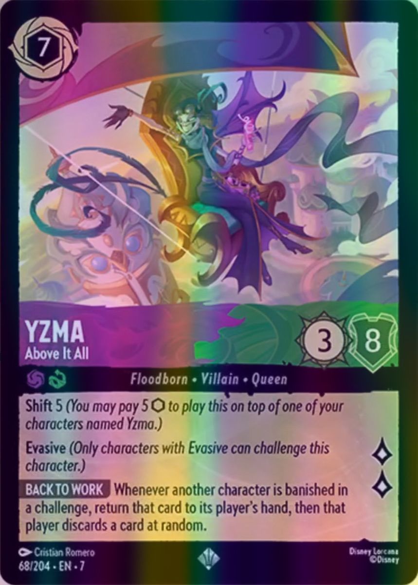 Yzma - Above It All (Archazia's Island - 068/204) Super Rare