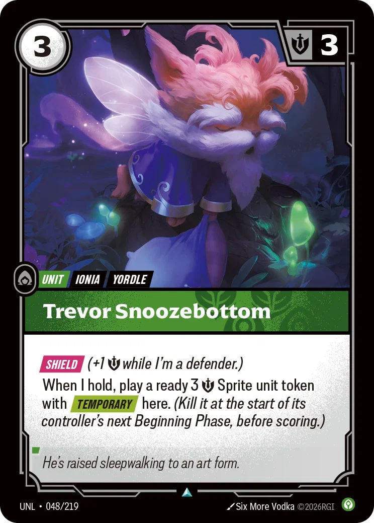 Trevor Snoozebottom - 048/219 (UNL) Uncommon