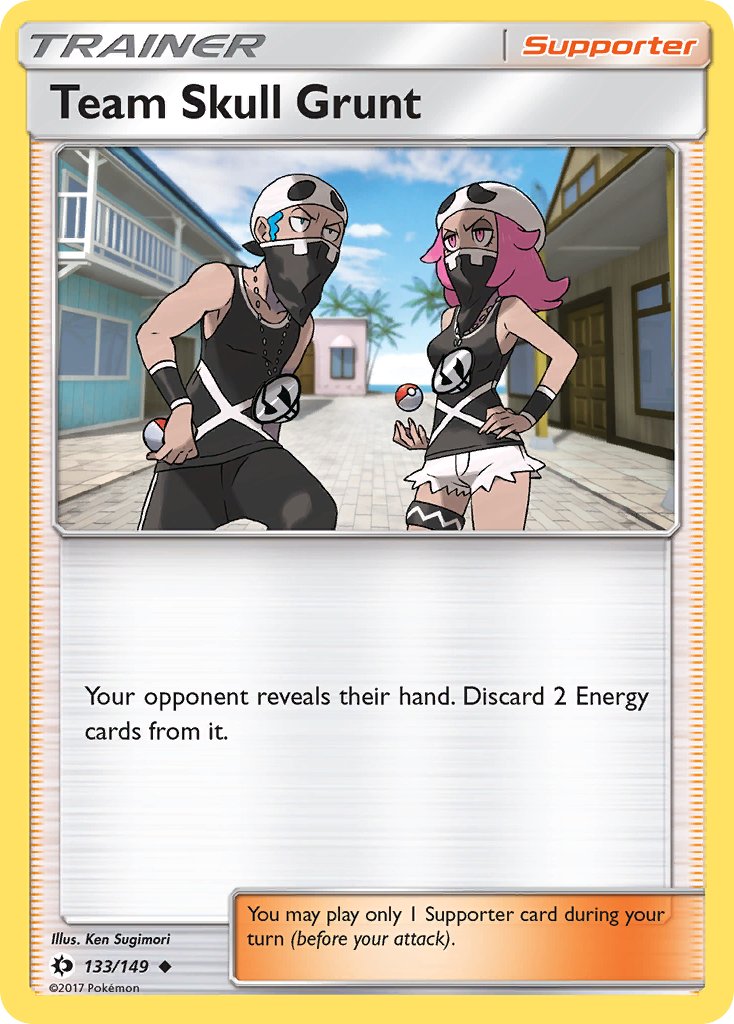Team Skull Grunt - 133/149 (SM01) Uncommon - Near Mint