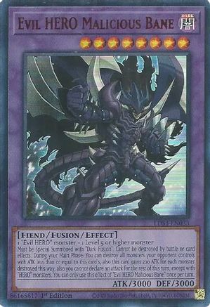 Evil HERO Malicious Bane (RED) (LDS3-EN093)