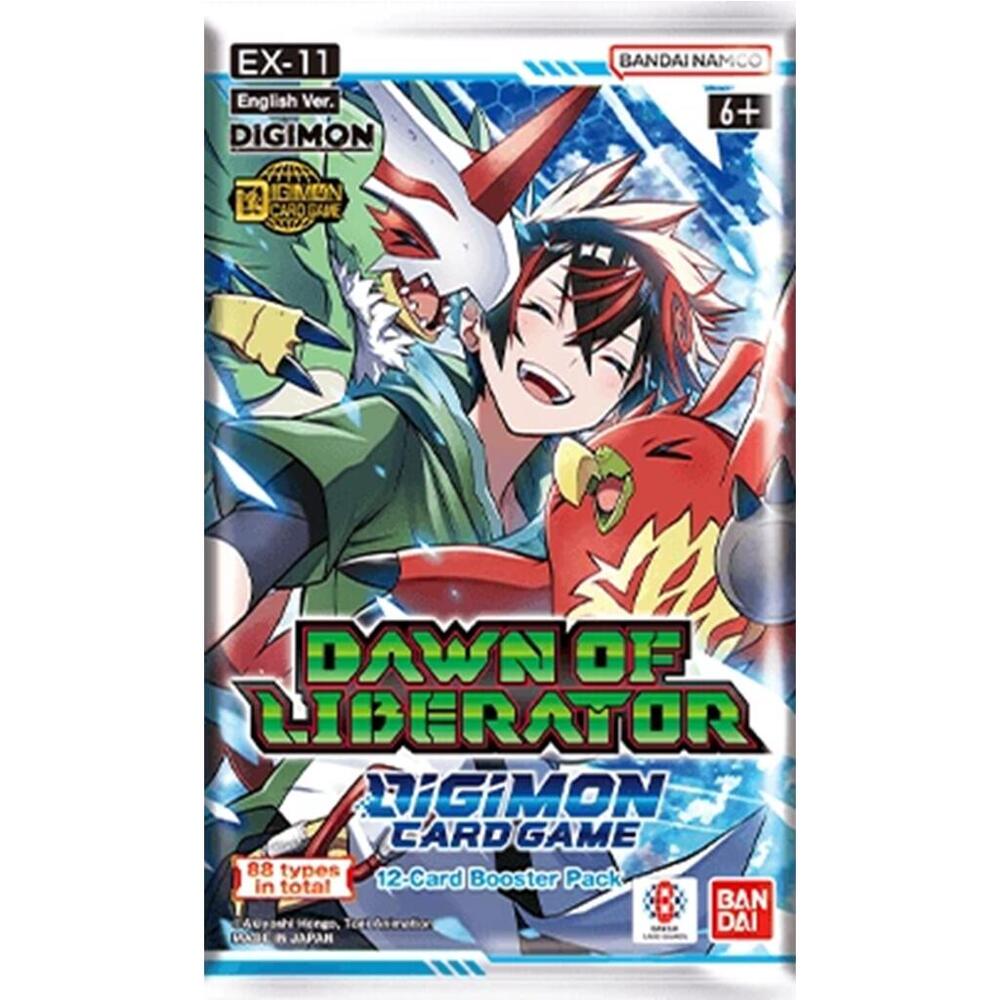 EX11 DAWN OF LIBERATOR 未開封102パック Digimon TCG: Booster EX-11 - Dawn of Liberator Booster Pack