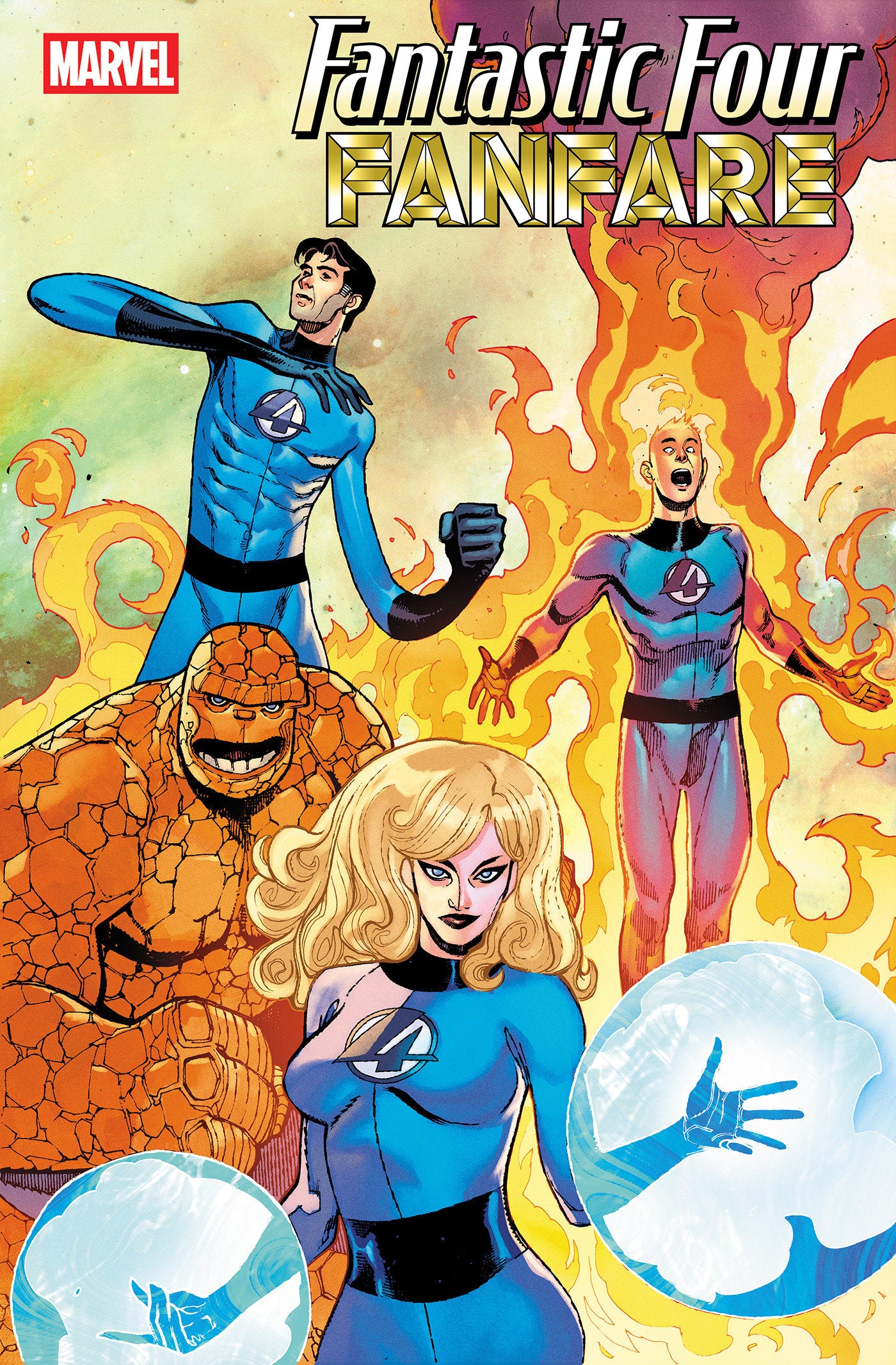 FANTASTIC FOUR FANFARE #1 SARA PICHELLI FOIL VARIANT