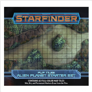 Starfinder RPG: Flip-Tiles - Alien Planet  Starter Set