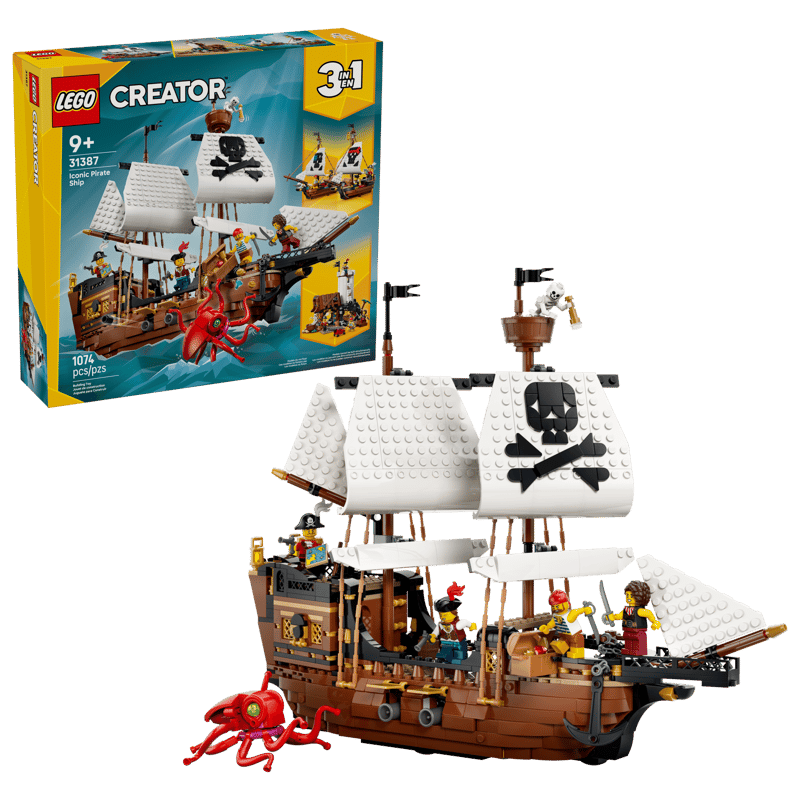 Lego: Creator 3 in 1 - Iconic Pirate Ship (31387)