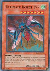 Ultimate Insect LV7 (TLM-EN010) Super Rare 1st Edition Damaged