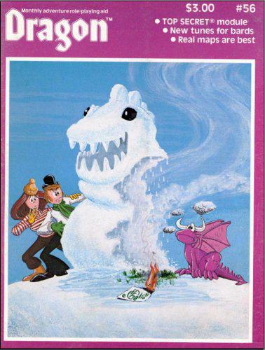 Dragon Magazine #56 (USED) Top Secret module.