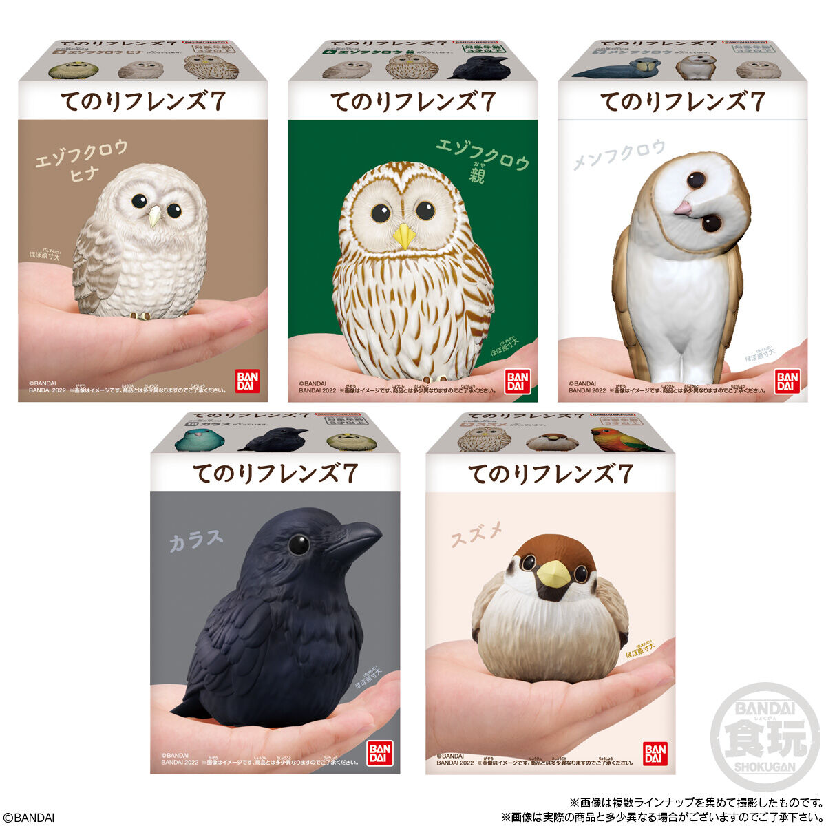 Bandai Shokugan: Tenori Friends - 7 Birds Blind Box