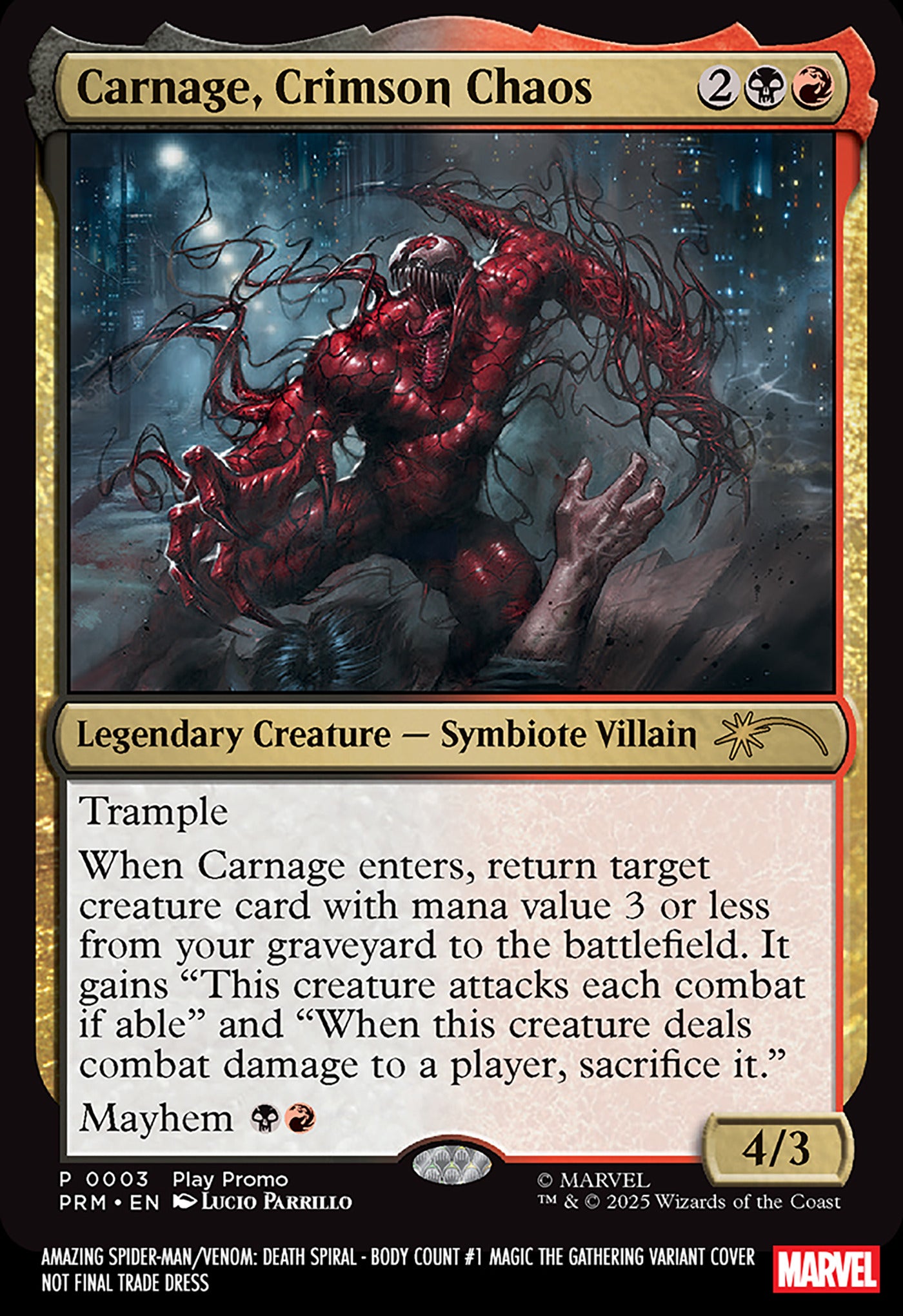 mtg commander 2018 precon AMAZING SPIDER-MAN/VENOM: DEATH SPIRAL