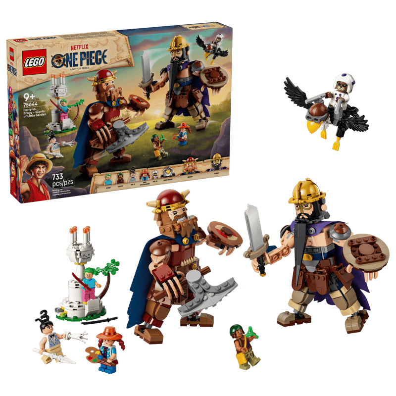 Lego: One Piece - Dorry vs. Brogy: Giants of Little Garden (75644)