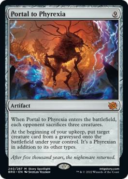 Portal to Phyrexia (BRO-M) Light Play