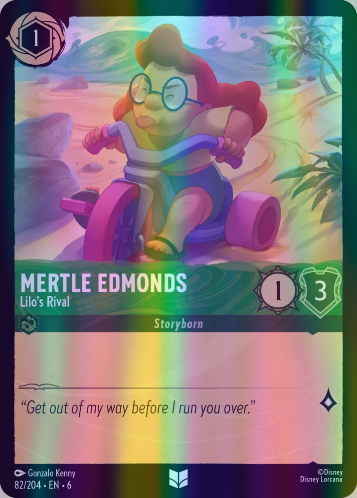 Mertle Edmonds - Lilo's Rival (Azurite Sea 082/204) Uncommon - Near Mint Cold Foil