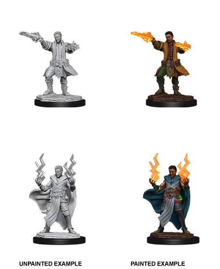 D&D: Nolzur's Marvelous Miniatures - Male Human Sorcerer (90053)