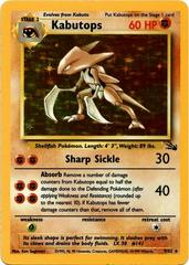 Kabutops - 09/62 (FO) Holo Rare - Heavy Play Unlimited Holofoil