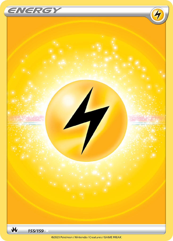 Lightning Energy (Texture Full Art) - 155/159 (CRZ) Ultra Rare - Near Mint Holofoil