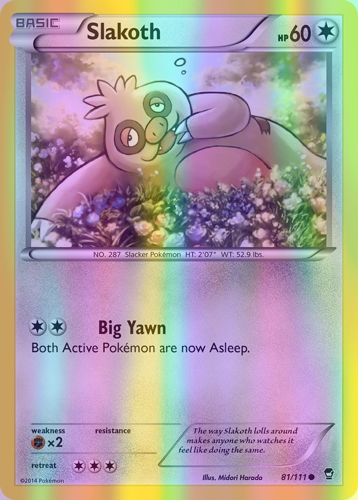 Slakoth - 081/111 (FFI) Common - Near Mint Reverse Holofoil