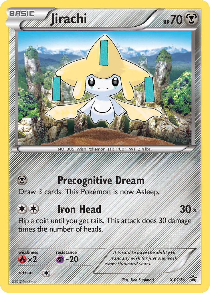 Jirachi - XY195 (XY:PR) Promo - Near Mint Holofoil