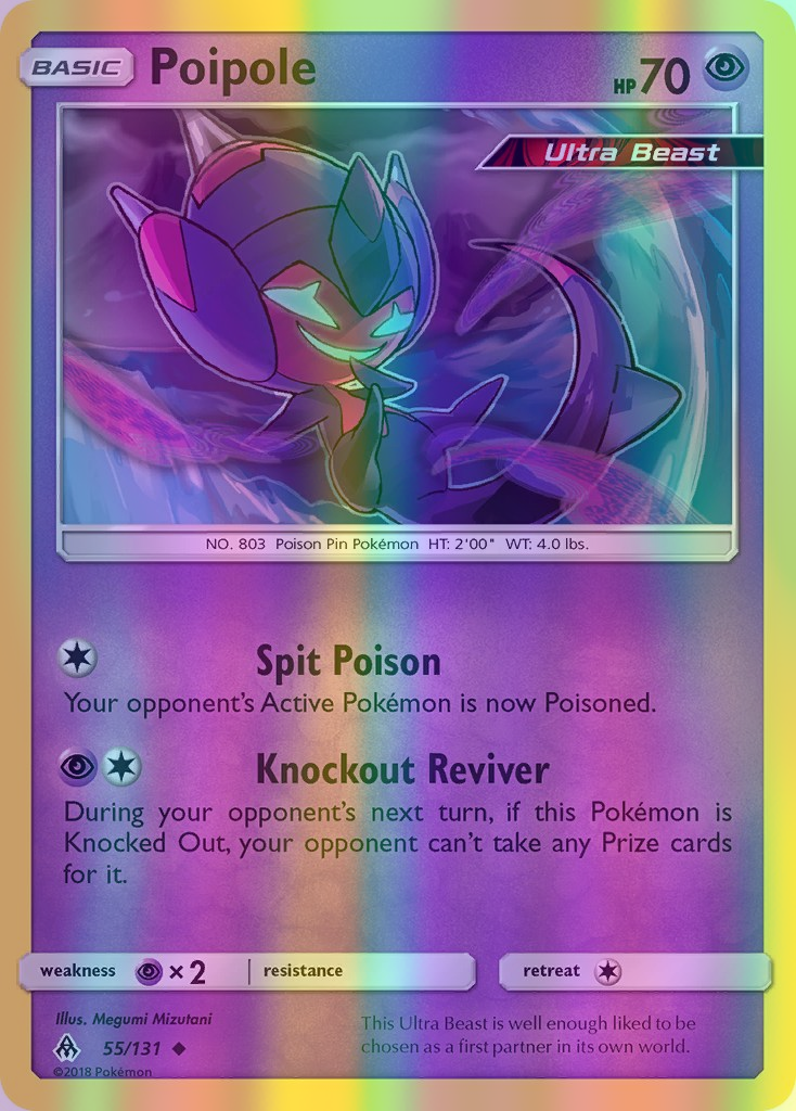 Poipole - 055/131 (FLI) Uncommon - Near Mint Reverse Holofoil