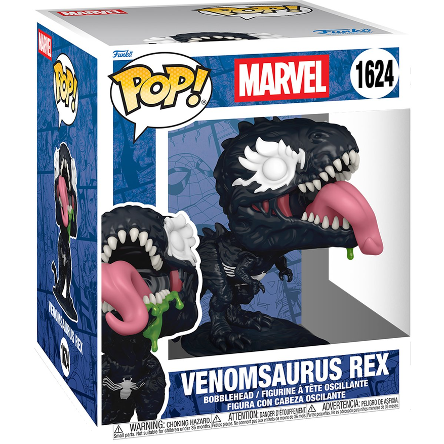POP Figure (6 Inch): Marvel #1624 - Venomsaurus Rex