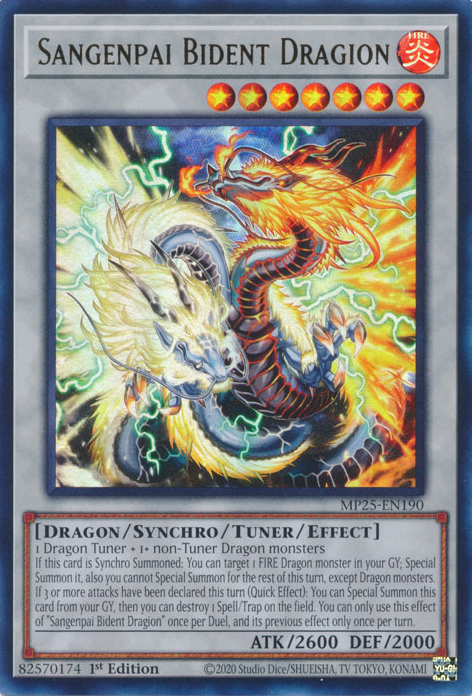 Sangenpai Bident Dragion (MP25-EN190)