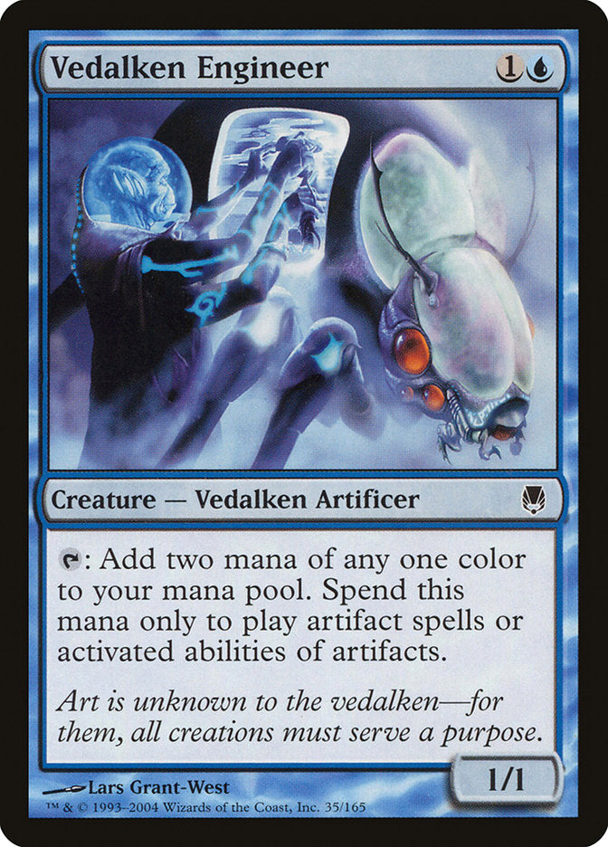 Vedalken Engineer (DST-R-FOIL) Light Play