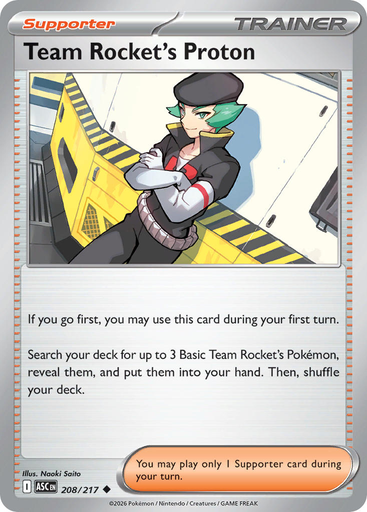 Team Rocket's Proton - 208/217 (ASC) Uncommon