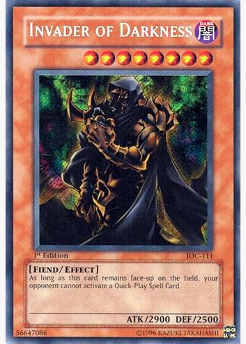 Invader of Darkness (IOC-111) 1st Edition