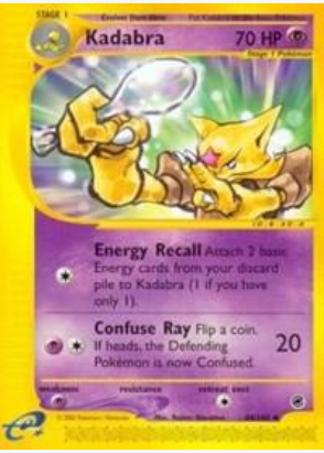 Kadabra - 084/165 (EX) Uncommon Light Play