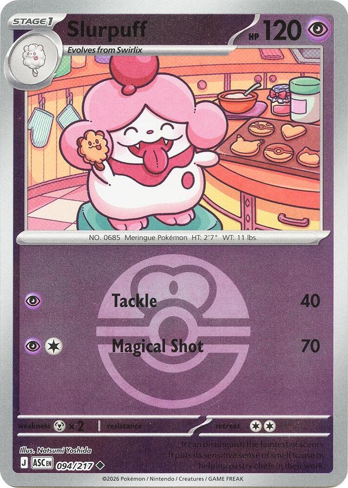 Slurpuff (Love Ball) - 094/217 (ASC) Uncommon