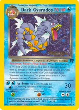 Dark Gyarados (8/82) Pre-release