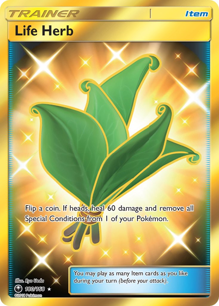Life Herb (Secret) - 180/168 (CES) Secret Rare - Near Mint Holofoil