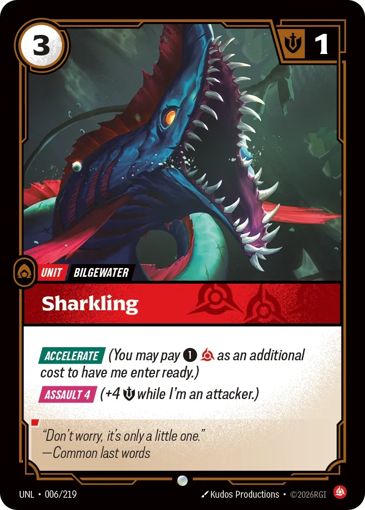 Sharkling - 006/219 (UNL) Common