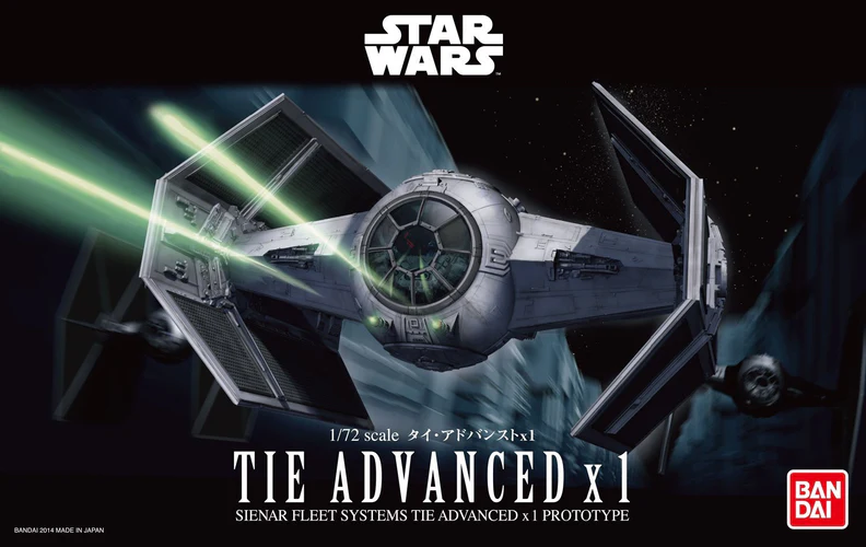 Star Wars Model Kit 1/72 Scale Tie Advanced