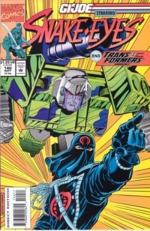 G.I. Joe: A Real American Hero (1982 Series) #139 - 142 (9.0) Snake-Eyes & Transformers Comic Bundle