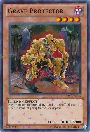 Grave Protector (Starfoil) (BP01-EN186) Starfoil Rare - Near Mint Unlimited