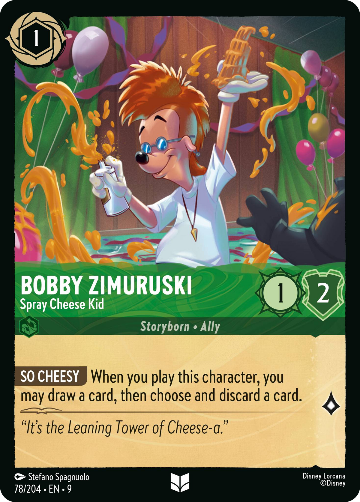 Bobby Zimuruski - Spray Cheese Kid (078/204 - Fabled) Uncommon