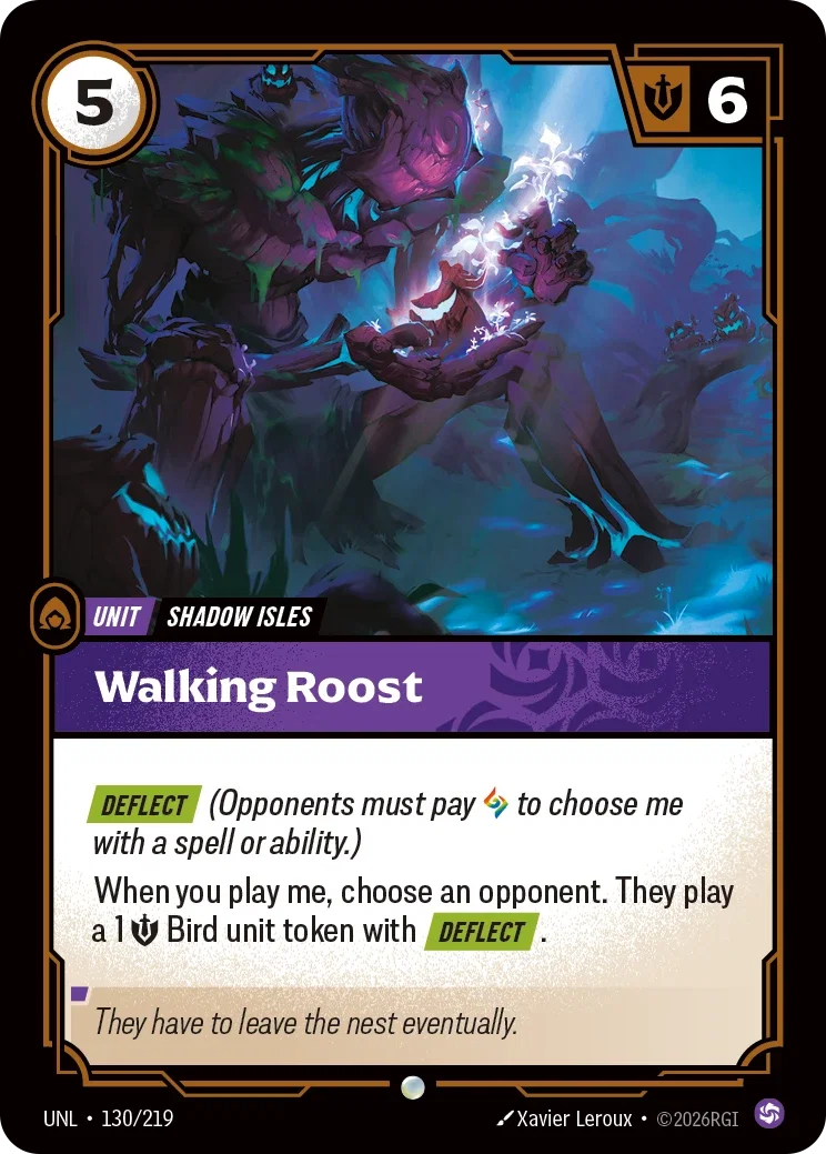 Walking Roost - 130/219 (UNL) Common