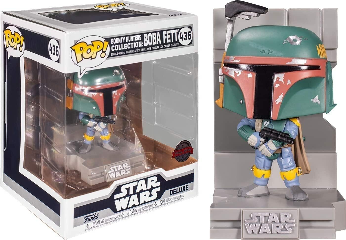 POP Figure: Deluxe Star Wars #0436 - Bounty Hunter Collection: Boba Fett (GameStop)