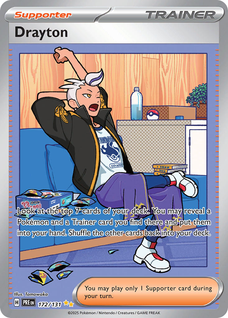 Drayton - 172/131 (PRE) Special Illustration Rare - Near Mint Holofoil