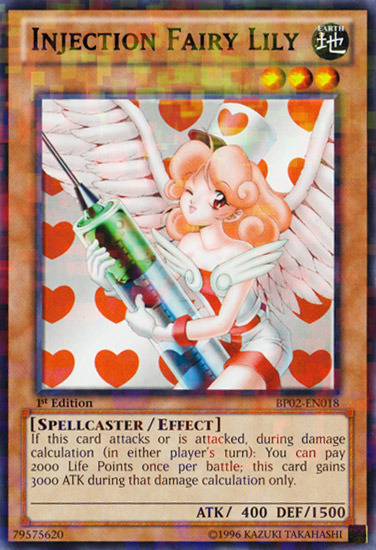 Injection Fairy Lily (Mosaic Rare) (BP02-EN018) Mosaic Rare - Near Mint 1st Edition