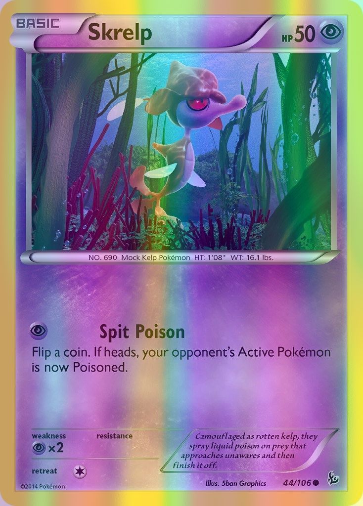 Skrelp - 044/106 (FLF) Common - Near Mint Reverse Holofoil